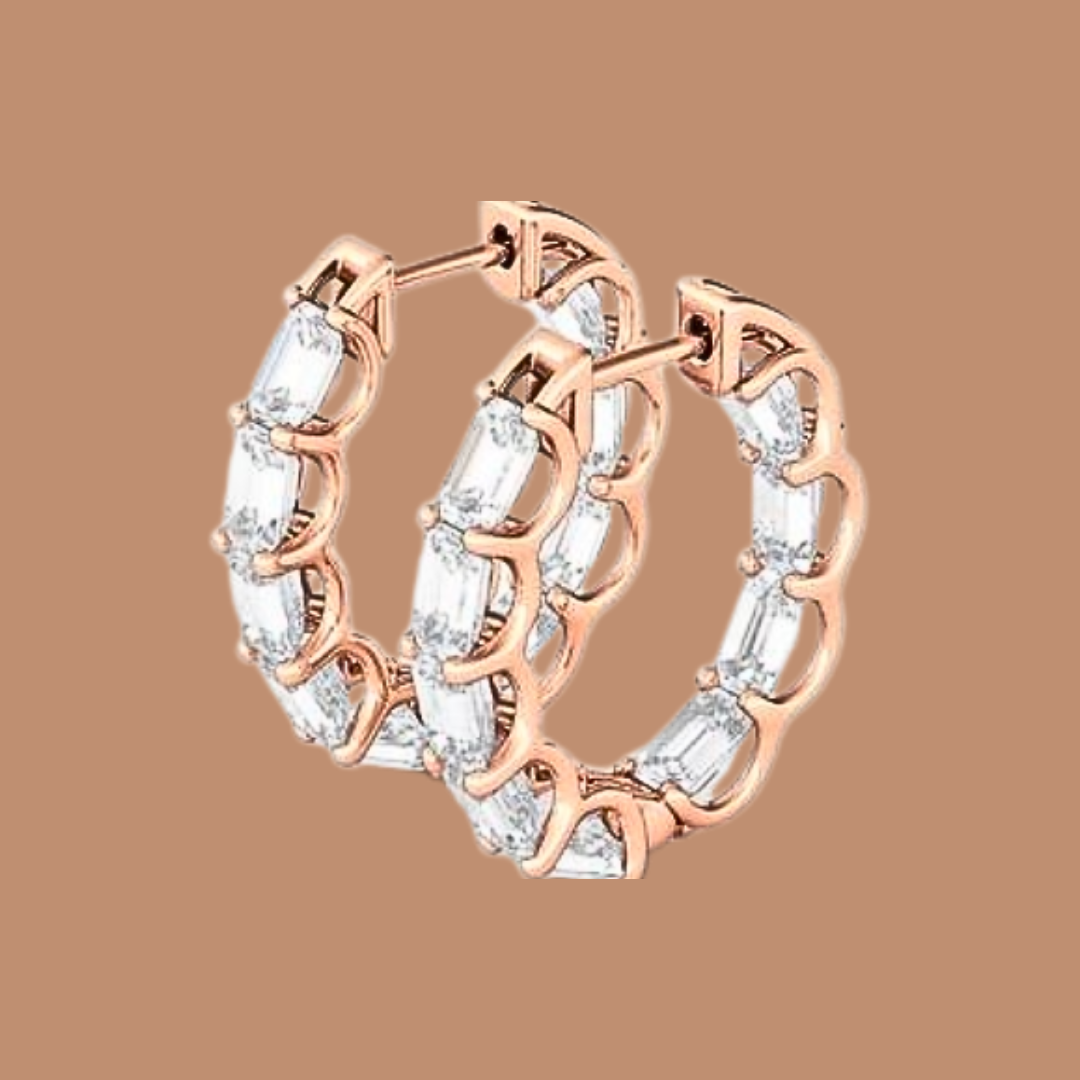 Rose Gold Earring