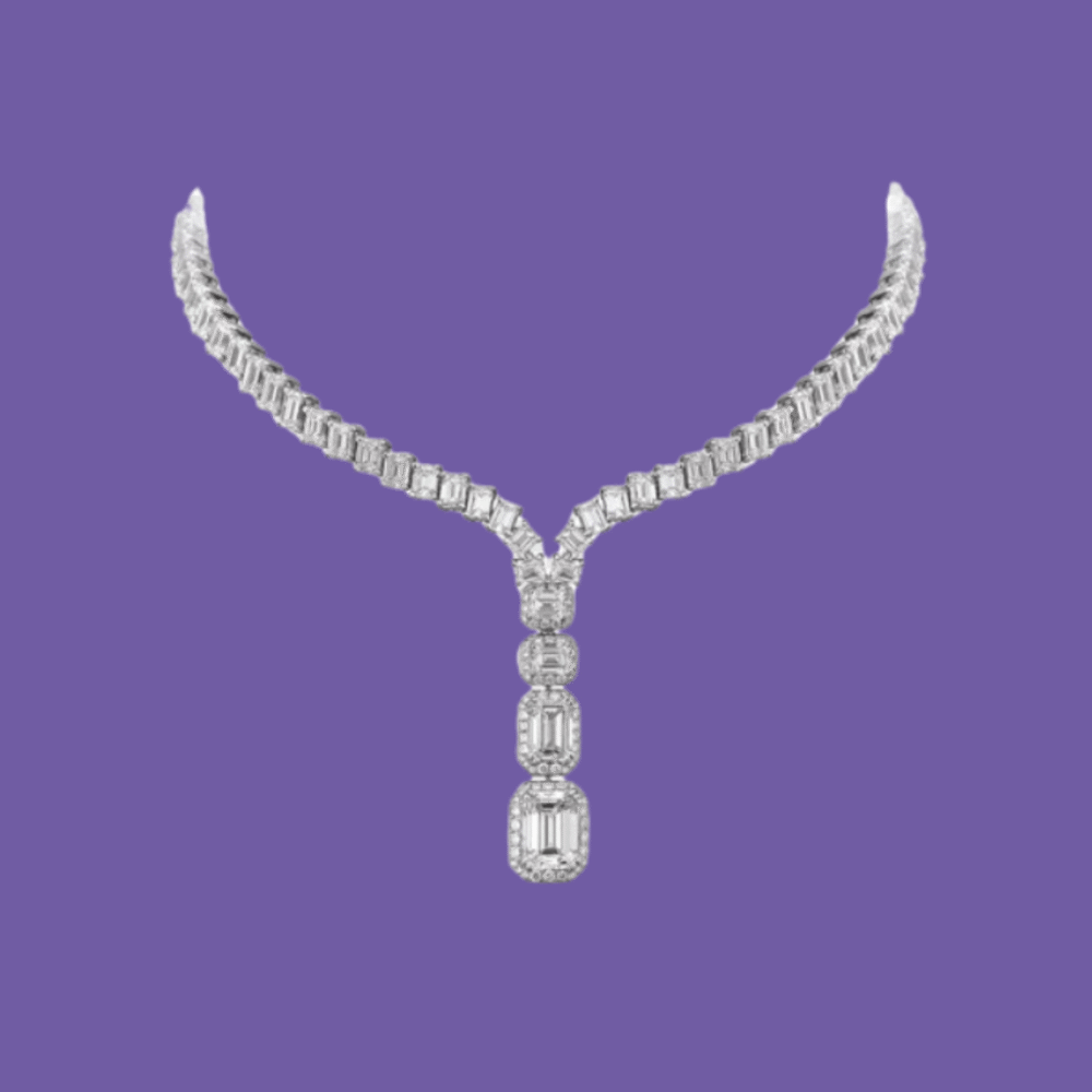Silver One Line Necklase
