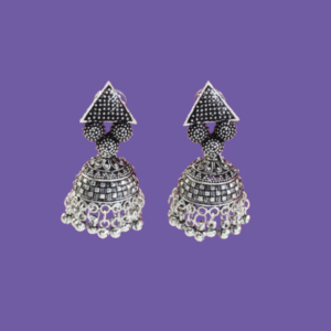 Oxidised Earring